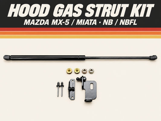 1998-2005 Mazda MX-5 NB Hood Bonnet Strut Lift Shock Kit