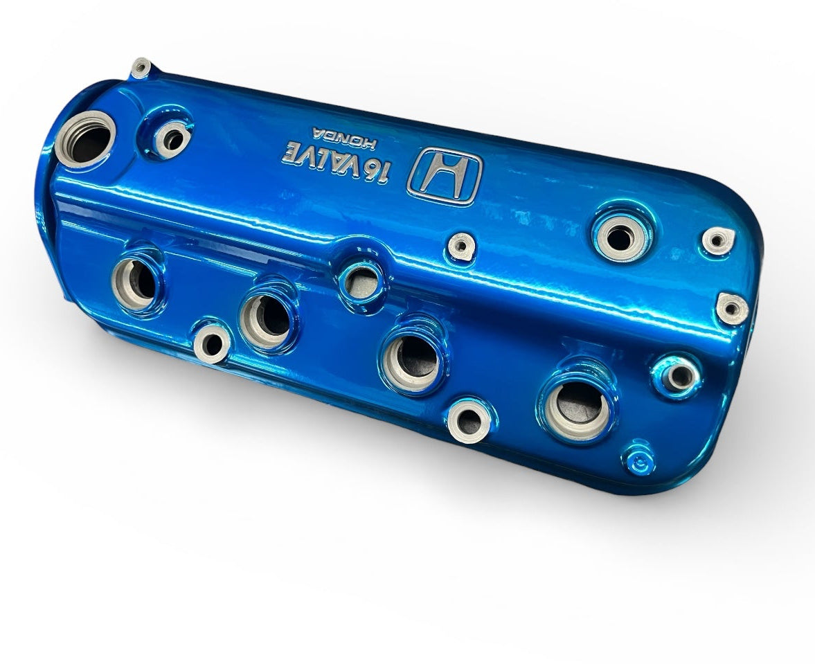 Honda F-Series F22A1 Accord 1990-1993 2.2L Engine Cylinder Head Valve Cover OEM CANDY BLUE