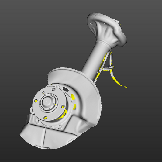 Bmw e30 front RH knuckle 3D Scan STL