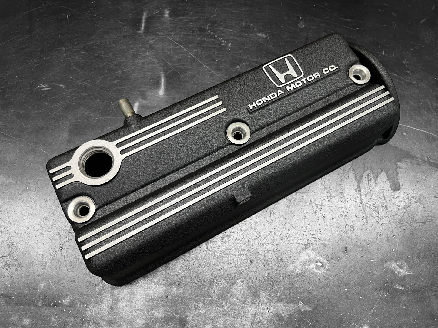 Honda Prelude Accord 86-89 Valve Cover 2.0 Powder Coated Wrinkle Black