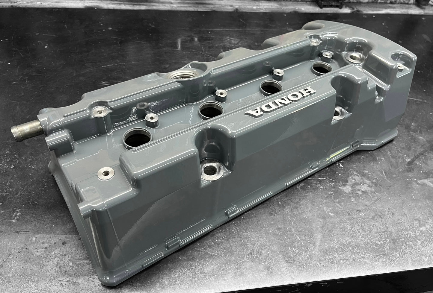 Honda K SERIES K24Z CIVIC SI 9TH GEN VALVE COVER POWDER COATED NARDO GRAY