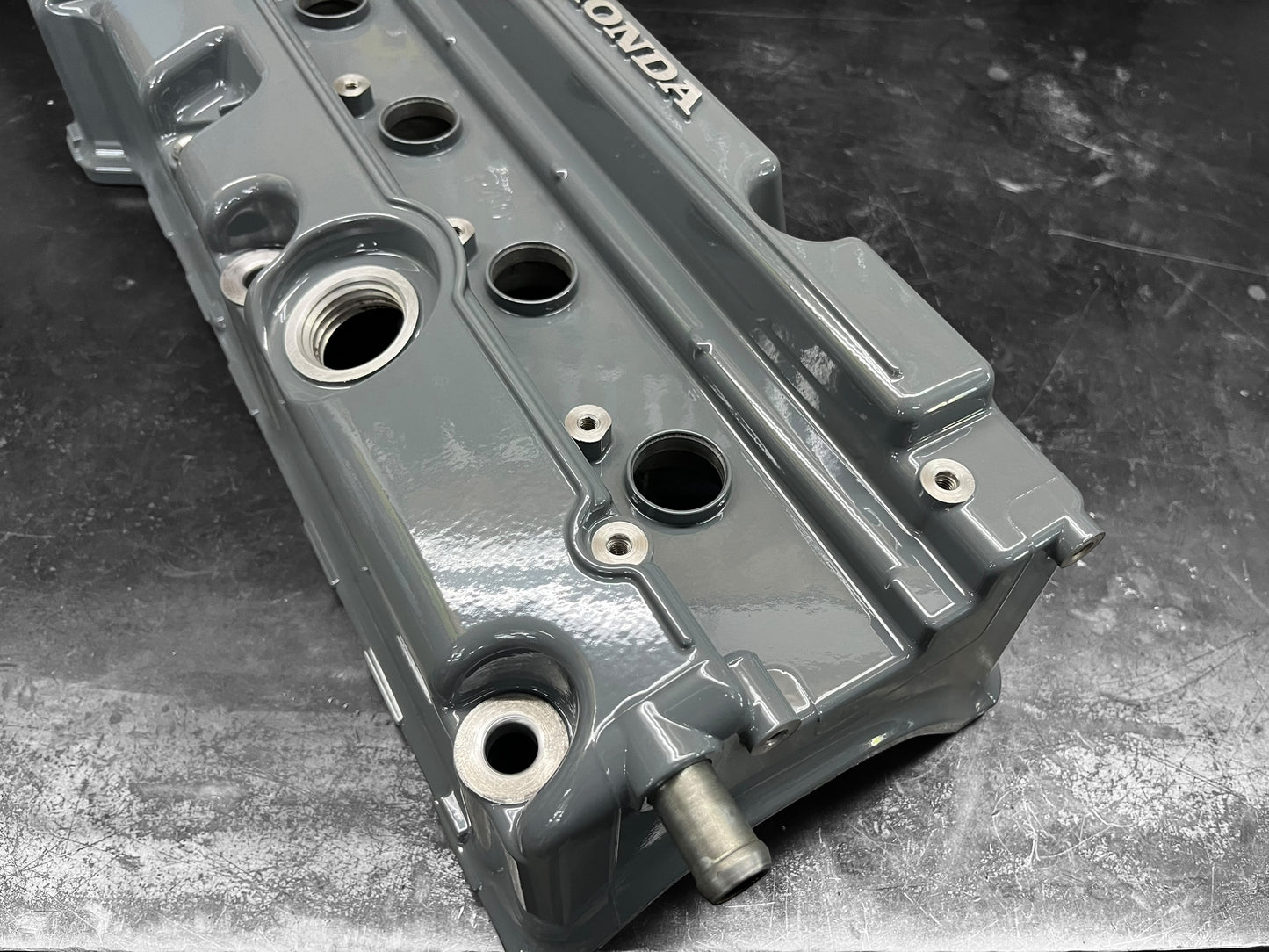 Honda K SERIES K24Z CIVIC SI 9TH GEN VALVE COVER POWDER COATED NARDO GRAY