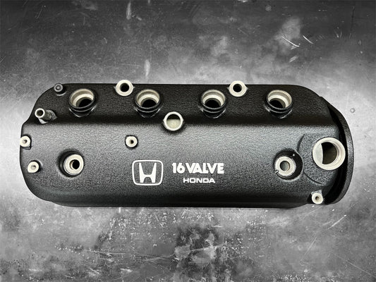 Honda F-Series F22A1 Accord 1990-1993 2.2L Engine Cylinder Head Valve Cover OEM WRINKLE BLACK