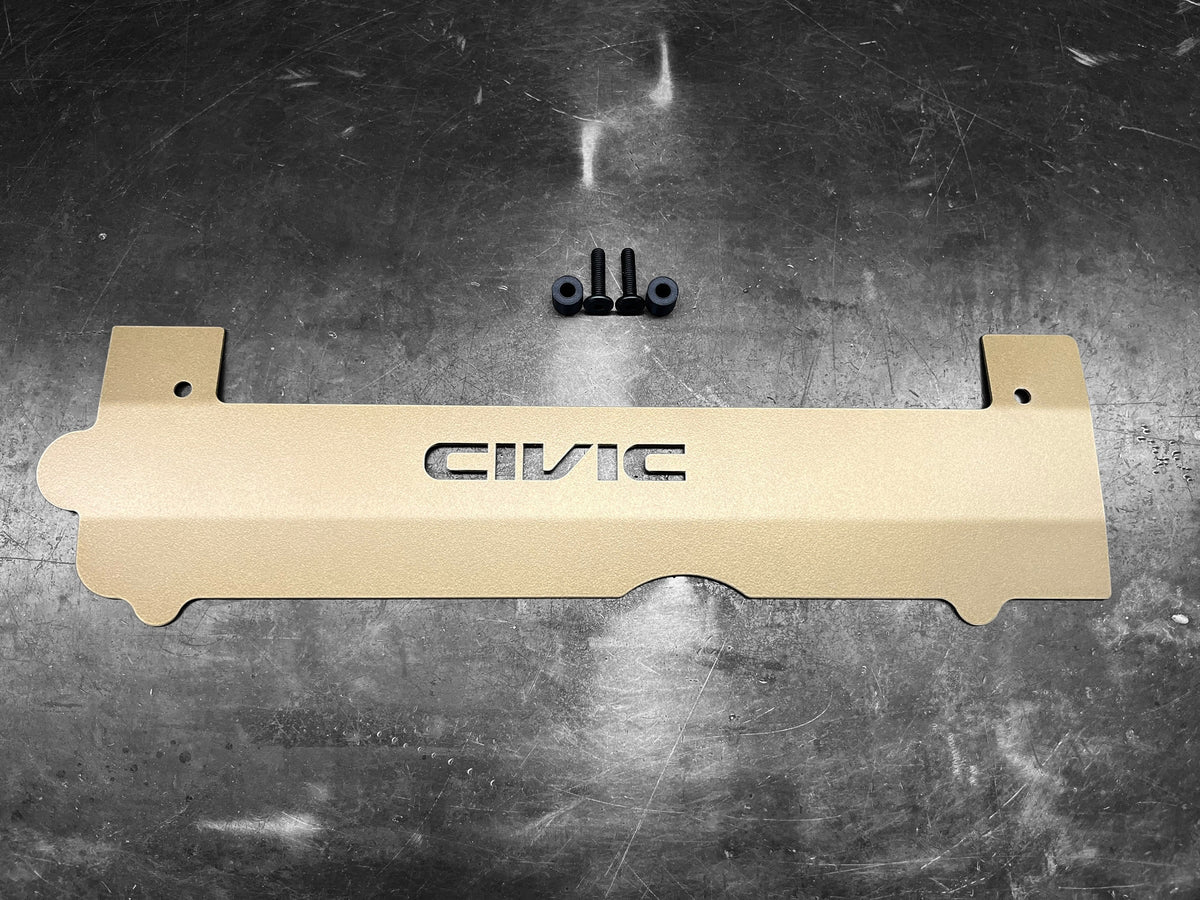 Honda K SERIES K24Z K24Z7 COIL PACK COVER CIVIC SI 9TH Gen SATIN GOLD “CIVIC” Ver. 4