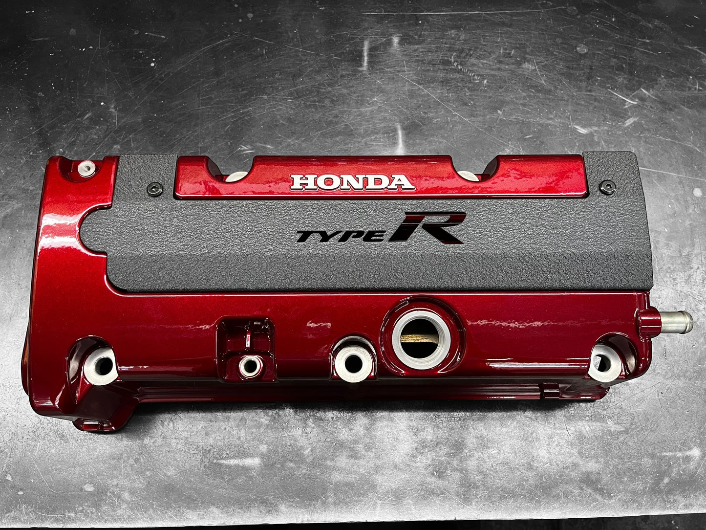 K20 K24 COIL PACK COVER FOR K-SERIES POWDER COATED WRINKLE BLACK ALUMINUM "TYPE R"