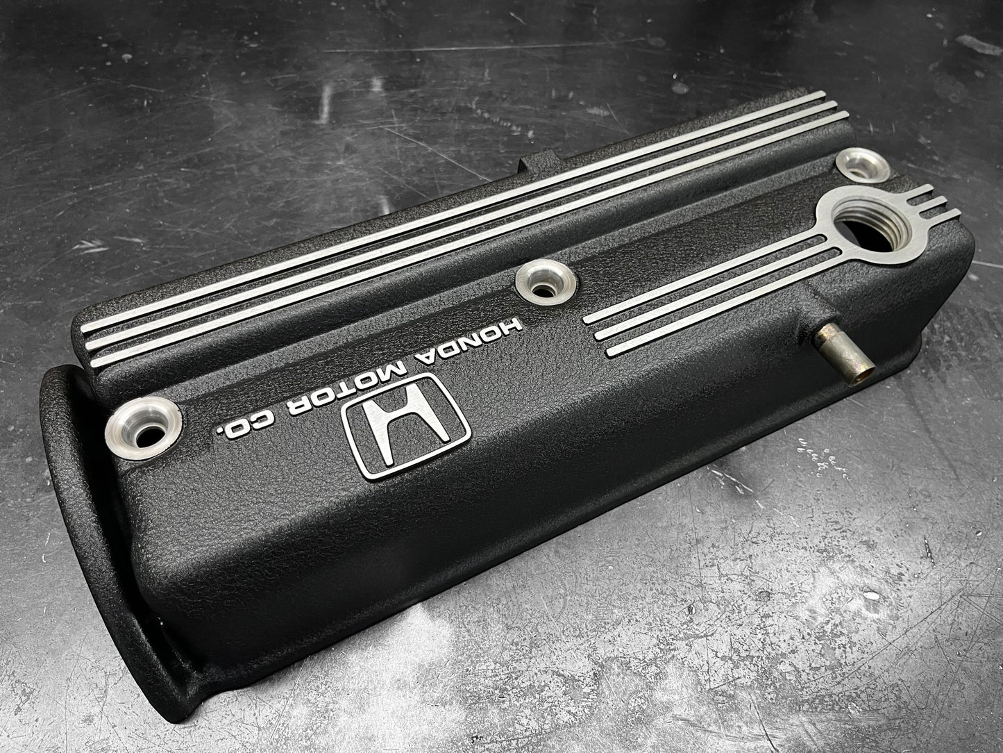 Honda Prelude Accord 86-89 Valve Cover 2.0 Powder Coated Wrinkle Black