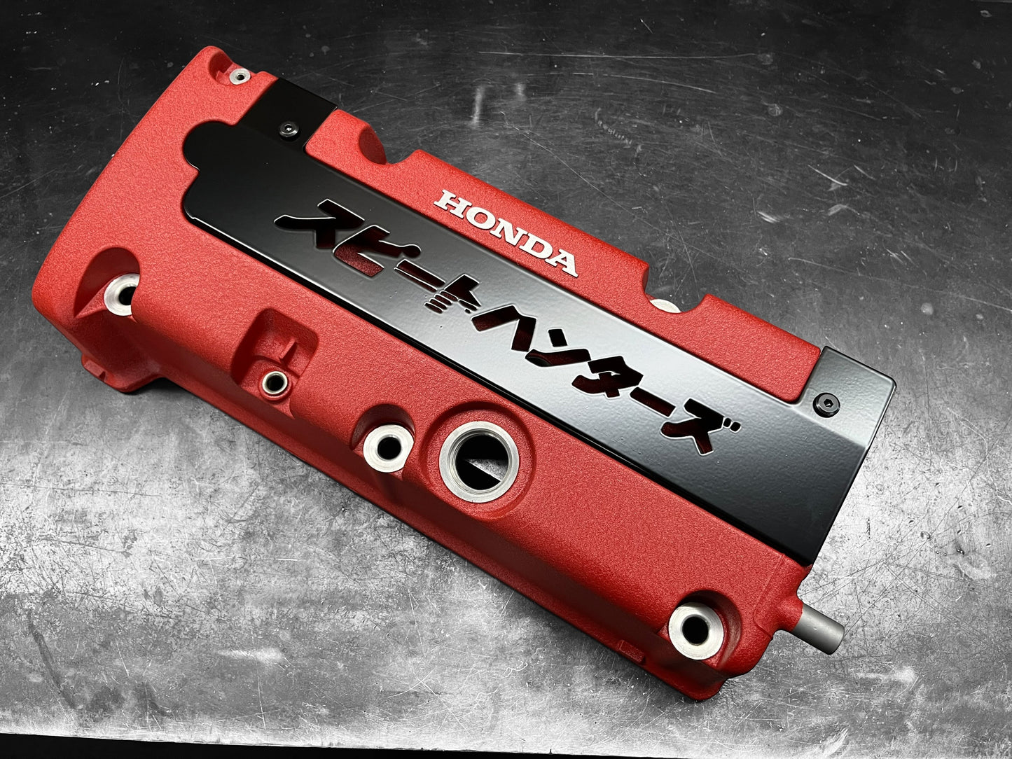 K20 K24 HONDA COIL PACK COVER K-SERIES POWDER COATED SEMIGLOS BLACK SPEEDHUNTERS