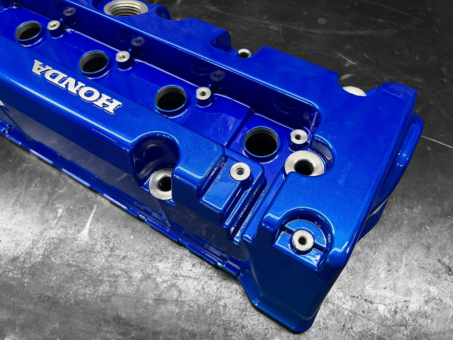 Honda K-SERIES K24 K20 Type R Civic RSX Valve Cover Powder Coated Metallic Blue
