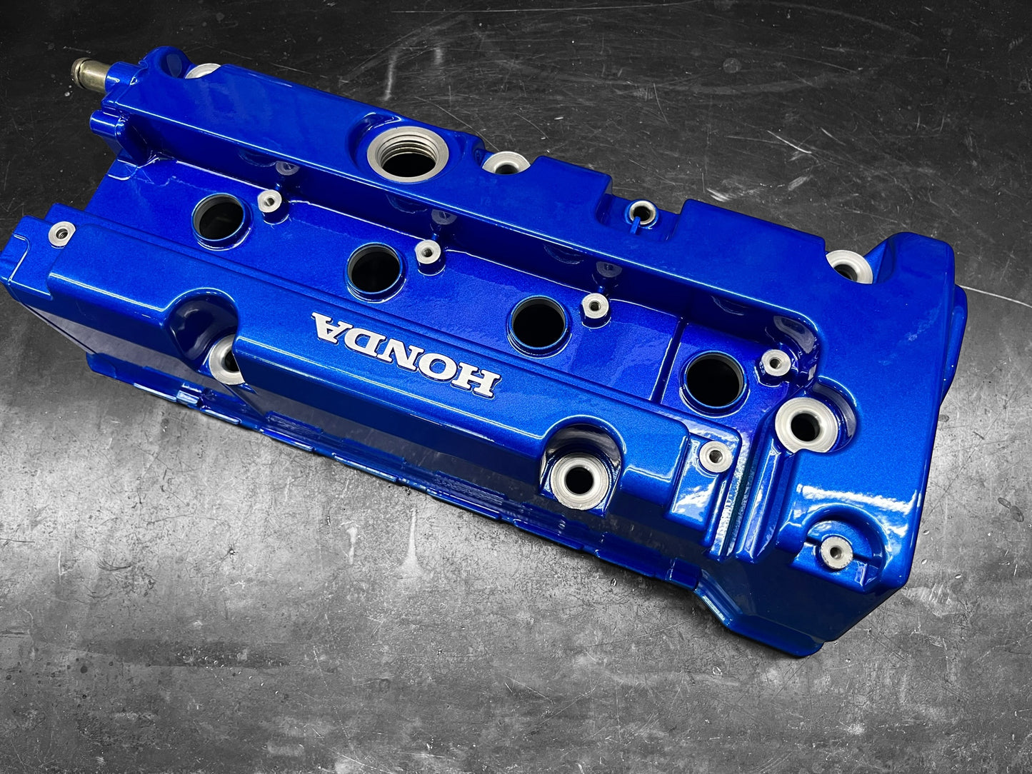Honda K-SERIES K24 K20 Type R Civic RSX Valve Cover Powder Coated Metallic Blue