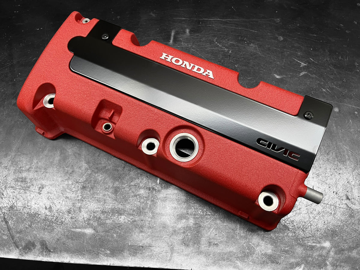 K20 K24 COIL PACK COVER FOR K-SERIES POWDER COATED SEMI GLOSS BLACK “CIVIC”