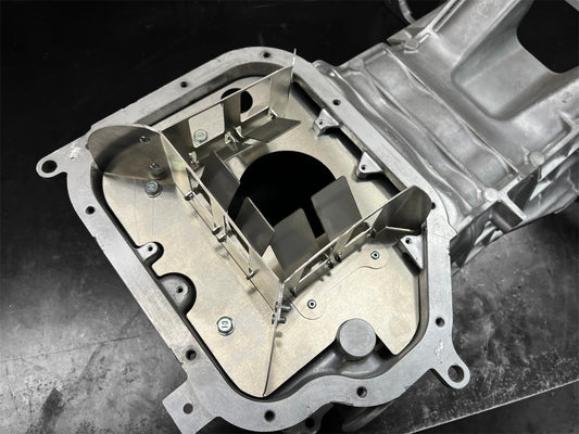 VQ35DE 2003–2006 Nissan 350Z / Infiniti G35 (RWD Only) Oil Pan Baffle Anti Oil Starvation Upgrade