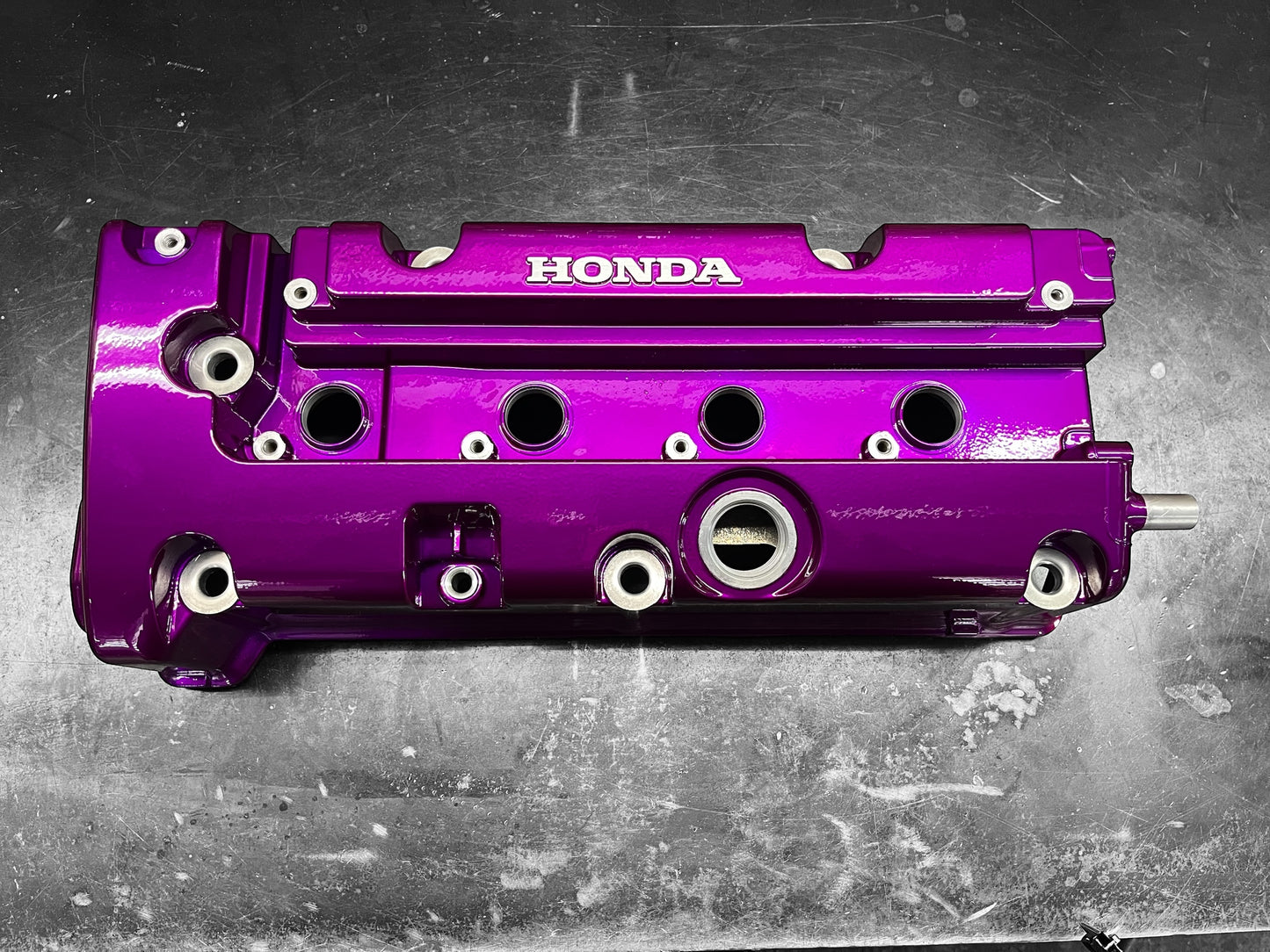 Honda K-SERIES K24 K20 Valve Cover Powder Coated ILLUSION VIOLET Type R Civic RSX