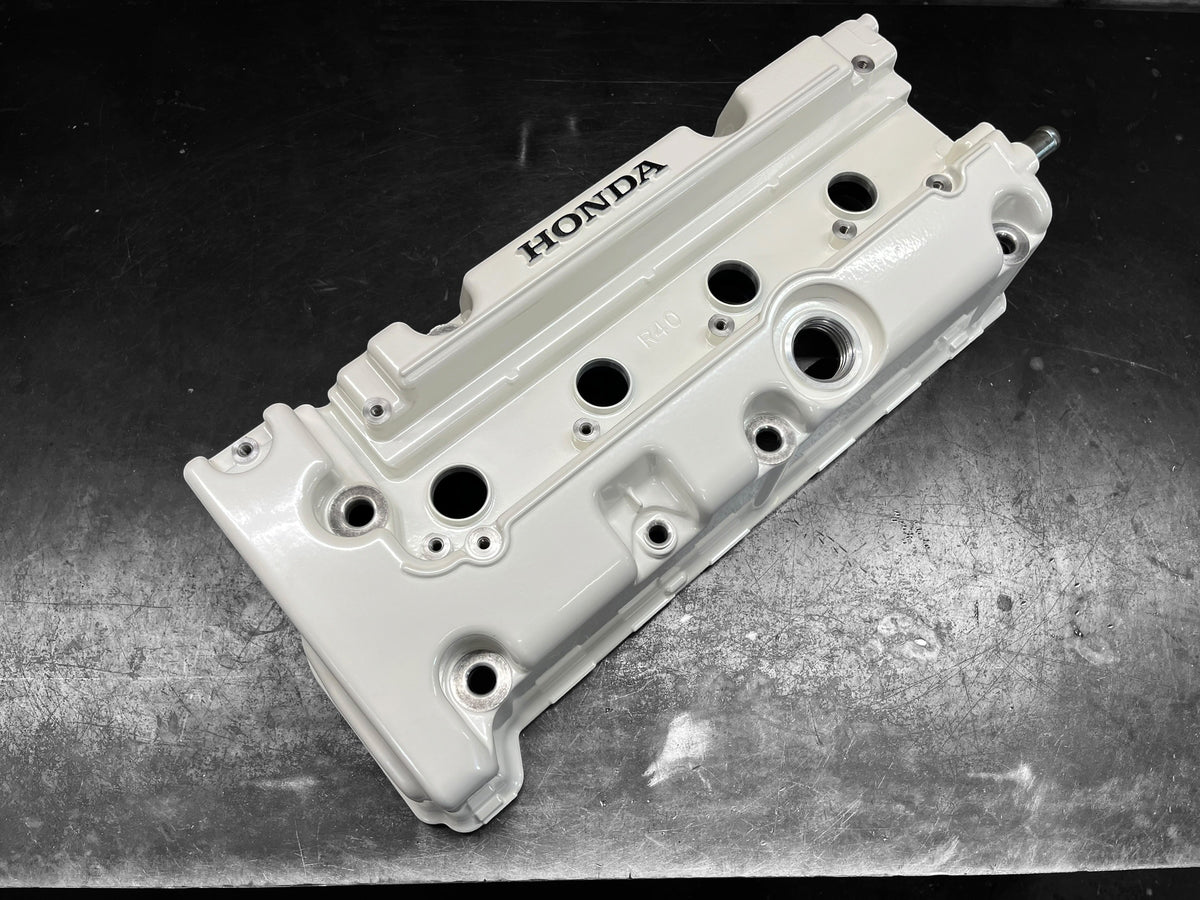 Honda K SERIES K24Z CIVIC SI 9TH GEN VALVE COVER POWDER COATED GLOSS WHITE