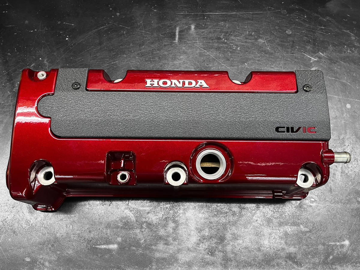 K20 K24 COIL PACK COVER FOR K-SERIES POWDER COATED WRINKLE BLACK ALUMINUM "CIVIC" Ver. 1