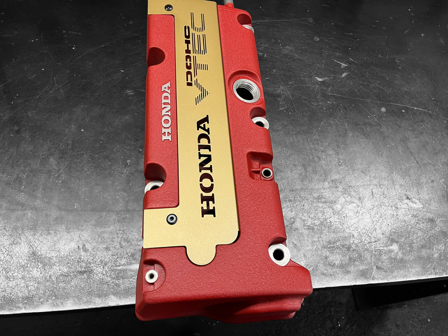 K20 K24 HONDA COIL PACK COVER K-SERIES S2000 Style VTEC DOHC Logo SATIN GOLD