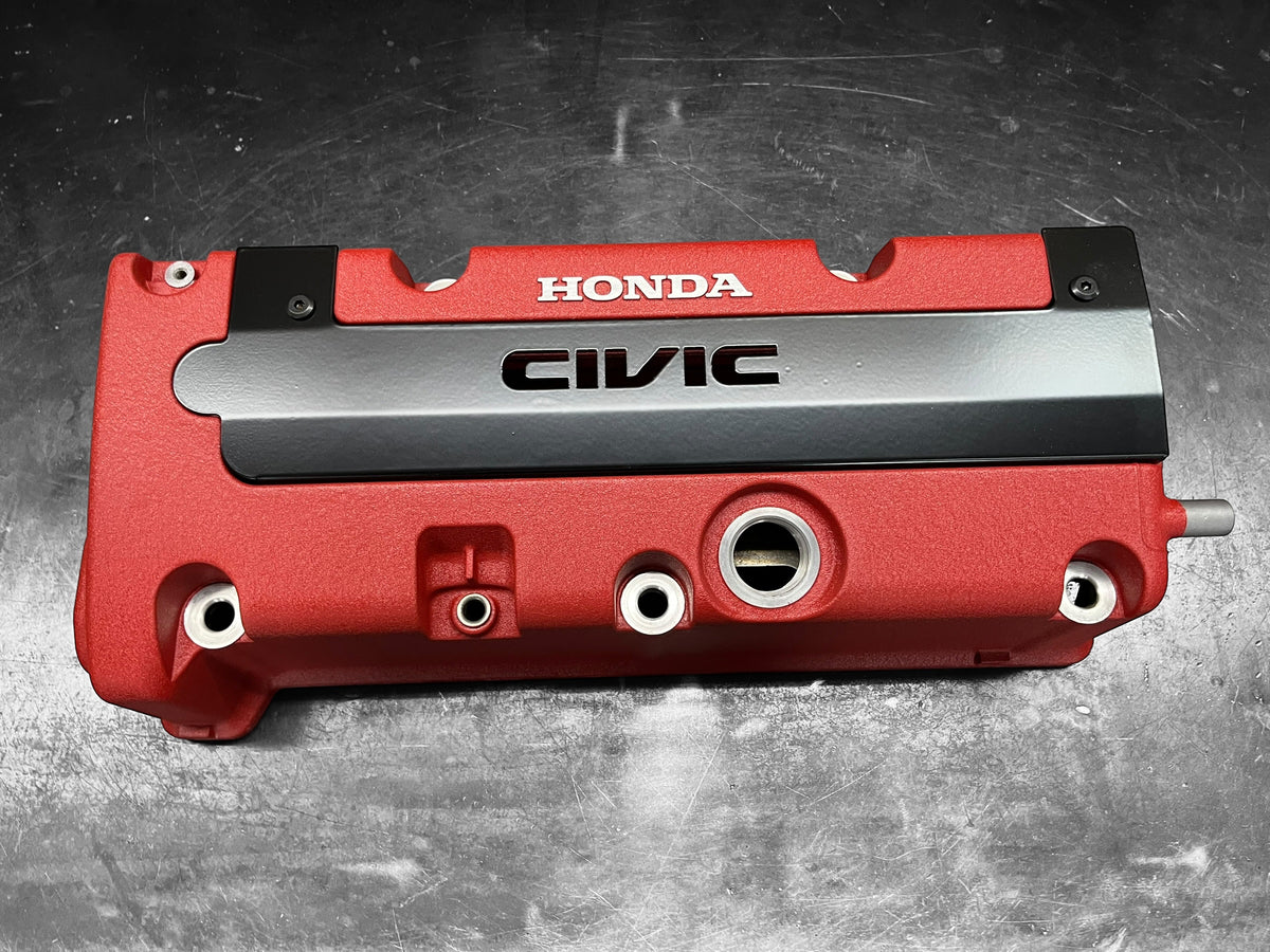 K20 K24 COIL PACK COVER FOR K-SERIES POWDER COATED SEMI GLOSS BLACK "CIVIC"