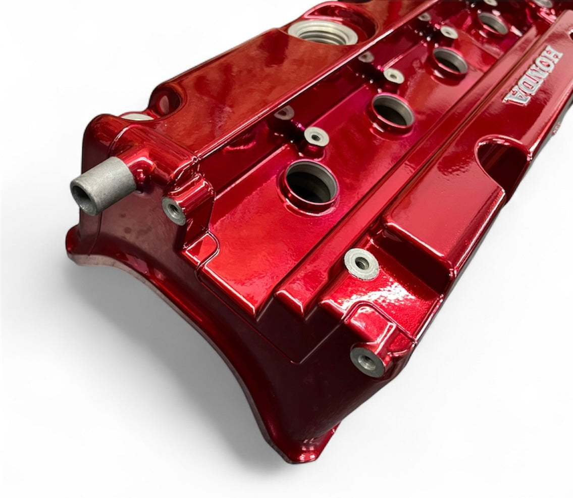 Honda K-SERIES K24 K20 Valve Cover Type R Civic RSX Powder CoatedCANDY RED