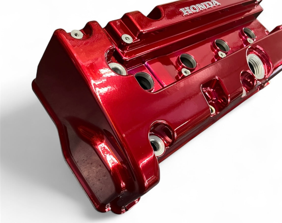 Honda K-SERIES K24 K20 Valve Cover Type R Civic RSX Powder CoatedCANDY RED