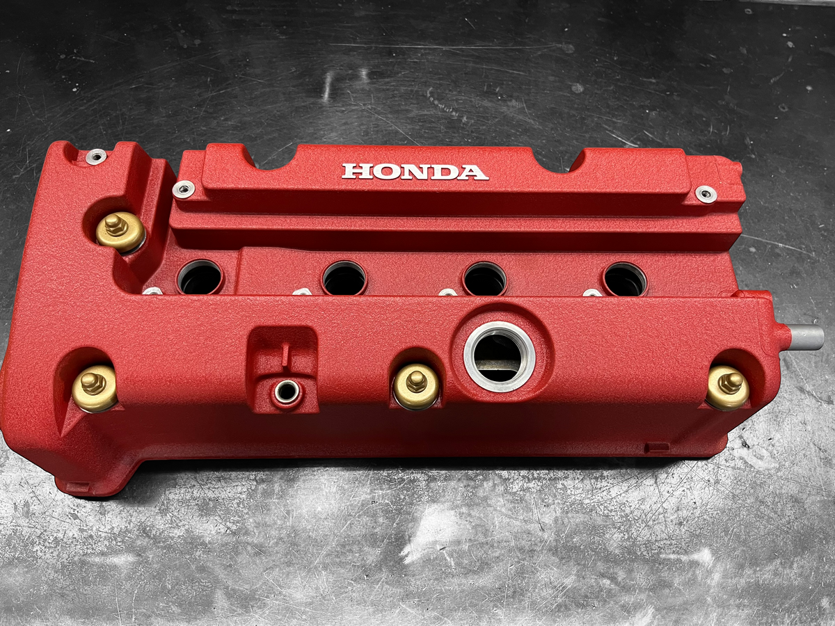 Honda K-Series K20 K24 Valve Cover Grommet Washer & Nut Powder Coated Satin Gold