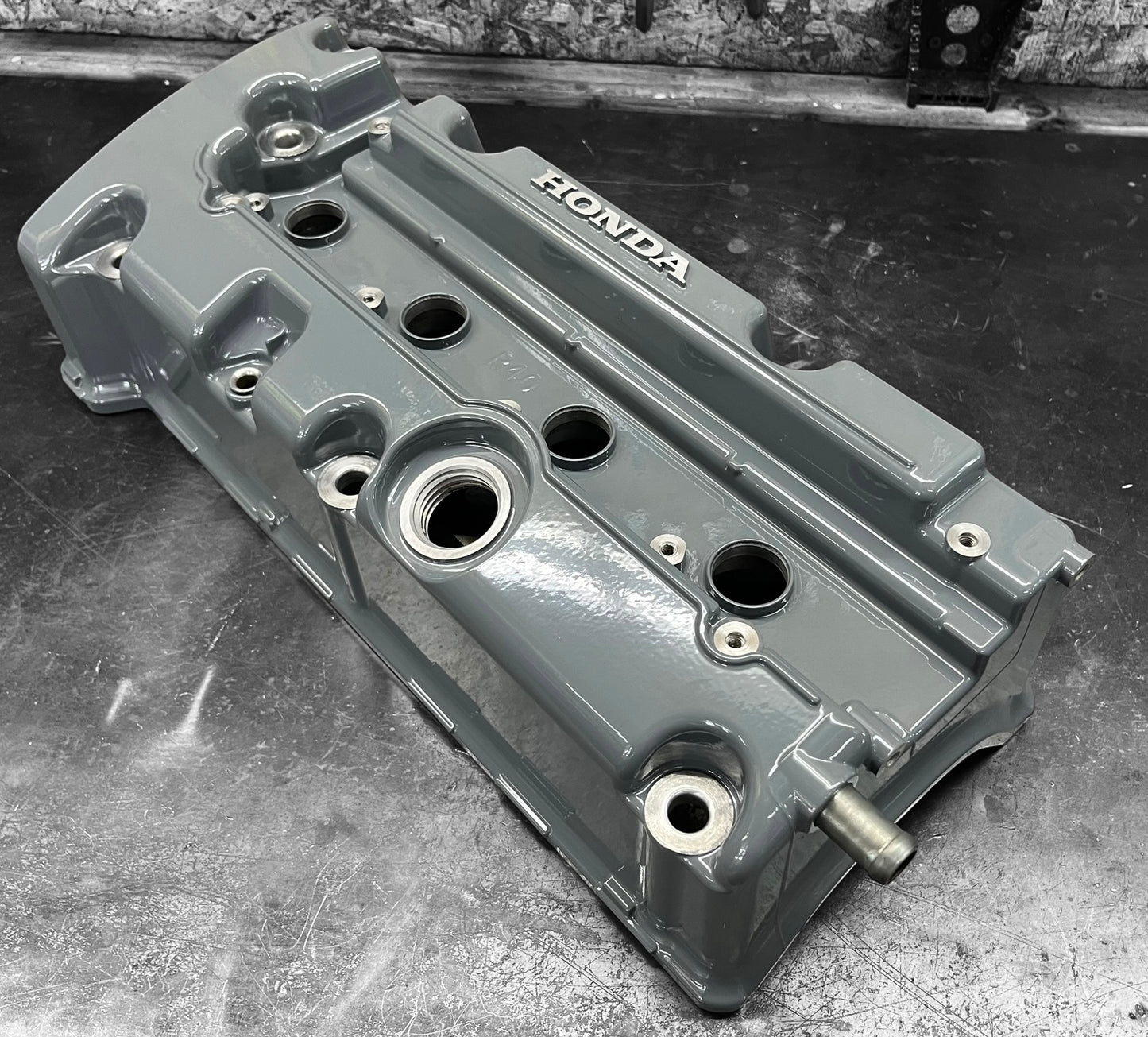 Honda K SERIES K24Z CIVIC SI 9TH GEN VALVE COVER POWDER COATED NARDO GRAY