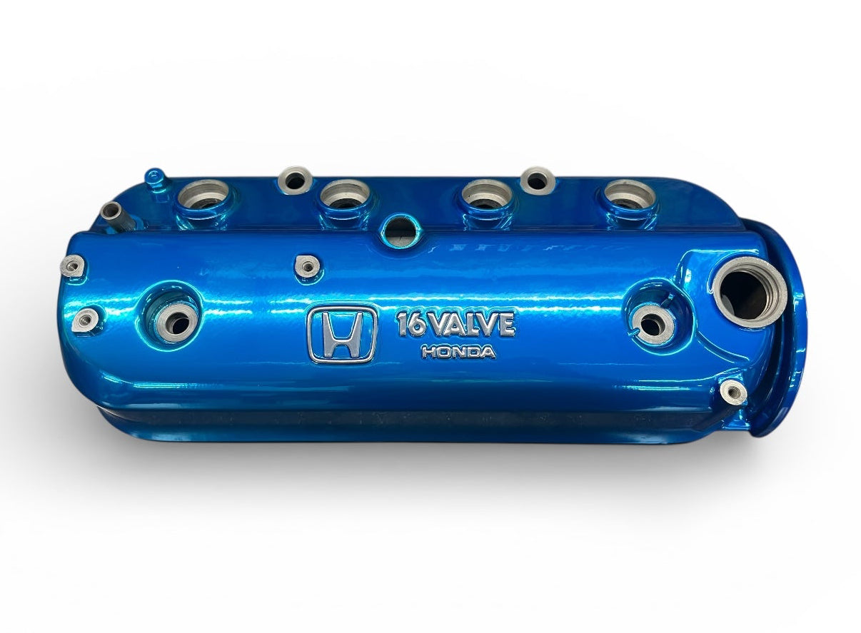 Honda F-Series F22A1 Accord 1990-1993 2.2L Engine Cylinder Head Valve Cover OEM CANDY BLUE
