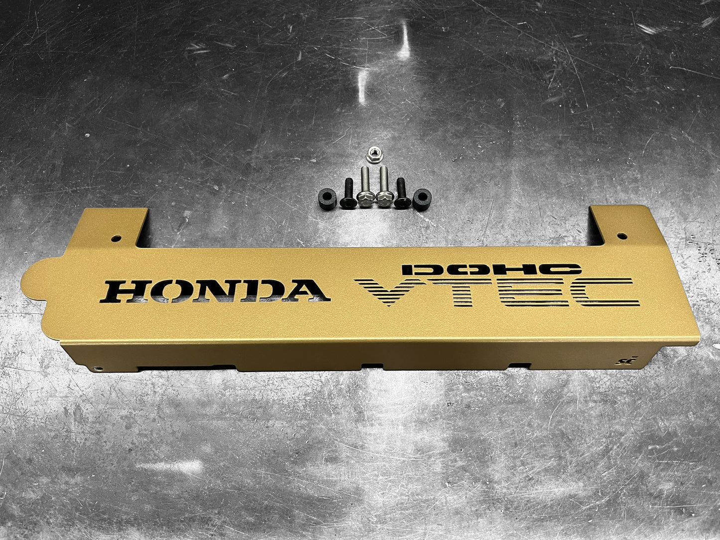K20 K24 HONDA COIL PACK COVER K-SERIES S2000 Style VTEC DOHC Logo SATIN GOLD