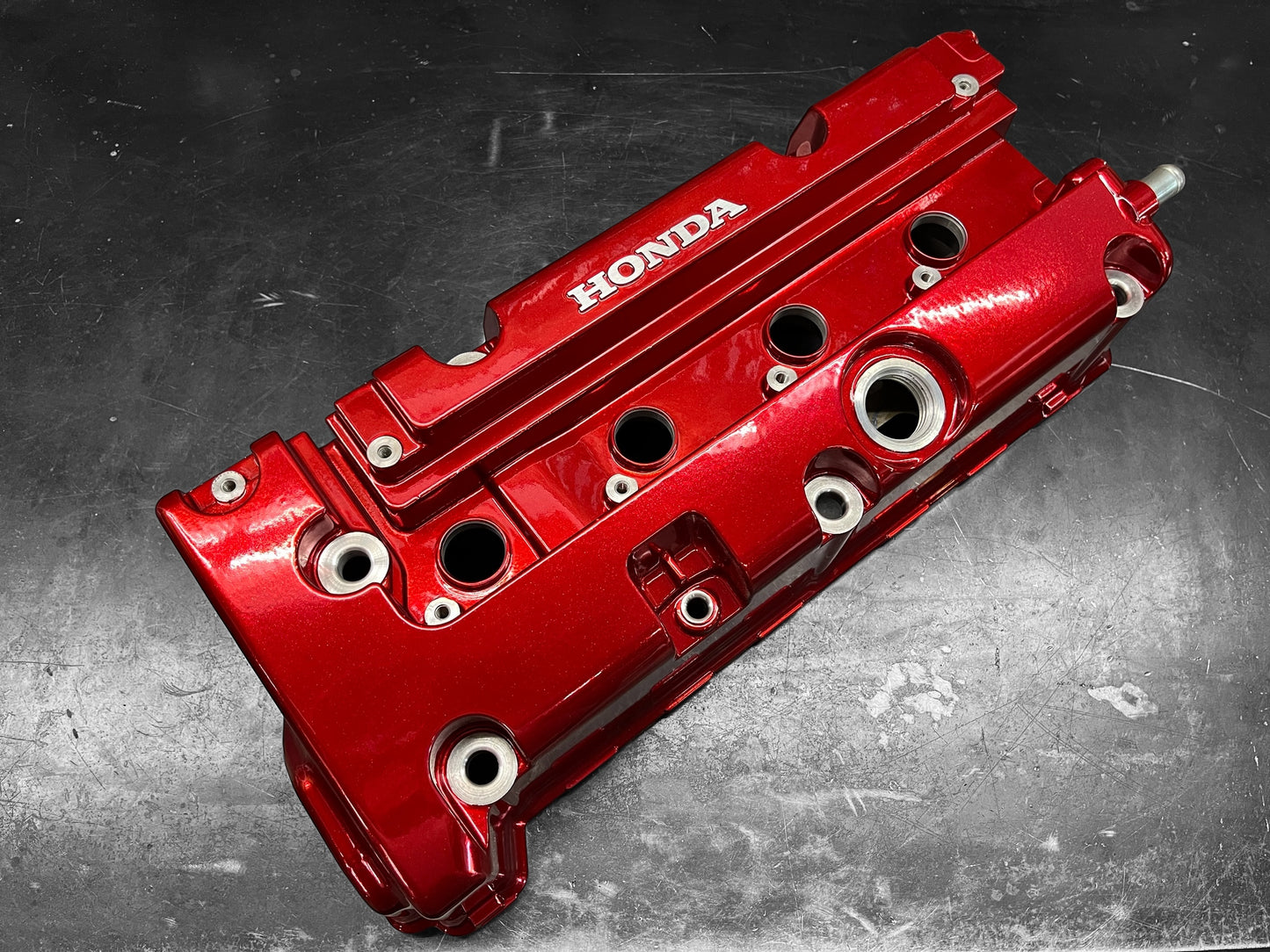 Honda K-SERIES K24 K20 Type R Civic RSX Valve Cover Powder Coated Metallic Red