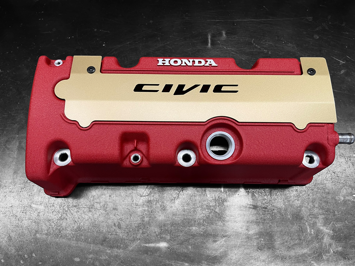 Honda K SERIES K24Z K24Z7 COIL PACK COVER CIVIC SI 9TH Gen SATIN GOLD “CIVIC” Ver. 3