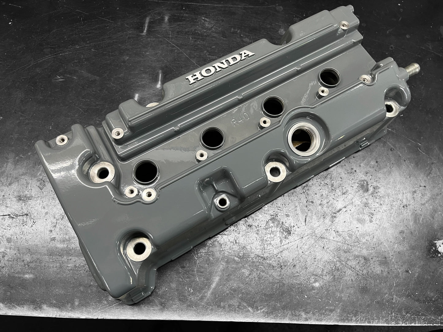 Honda K SERIES K24Z CIVIC SI 9TH GEN VALVE COVER POWDER COATED NARDO GRAY