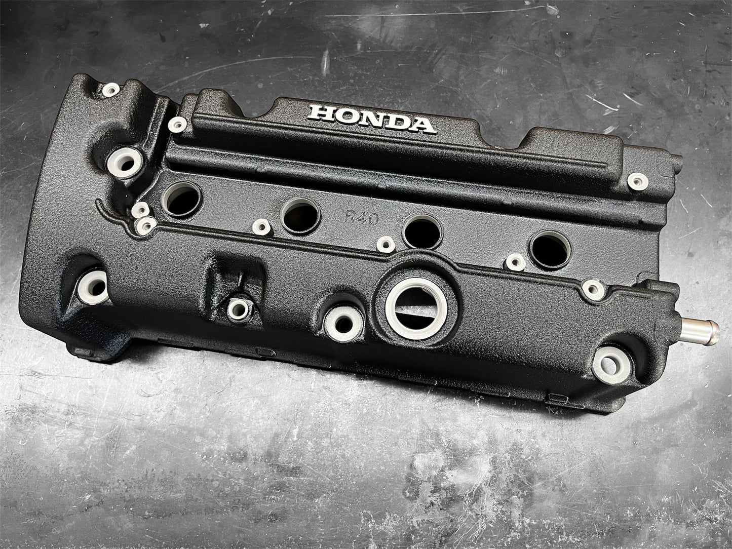 Honda K SERIES K24Z CIVIC SI 9TH GEN VALVE COVER POWDER COATED WRINKLE BLACK