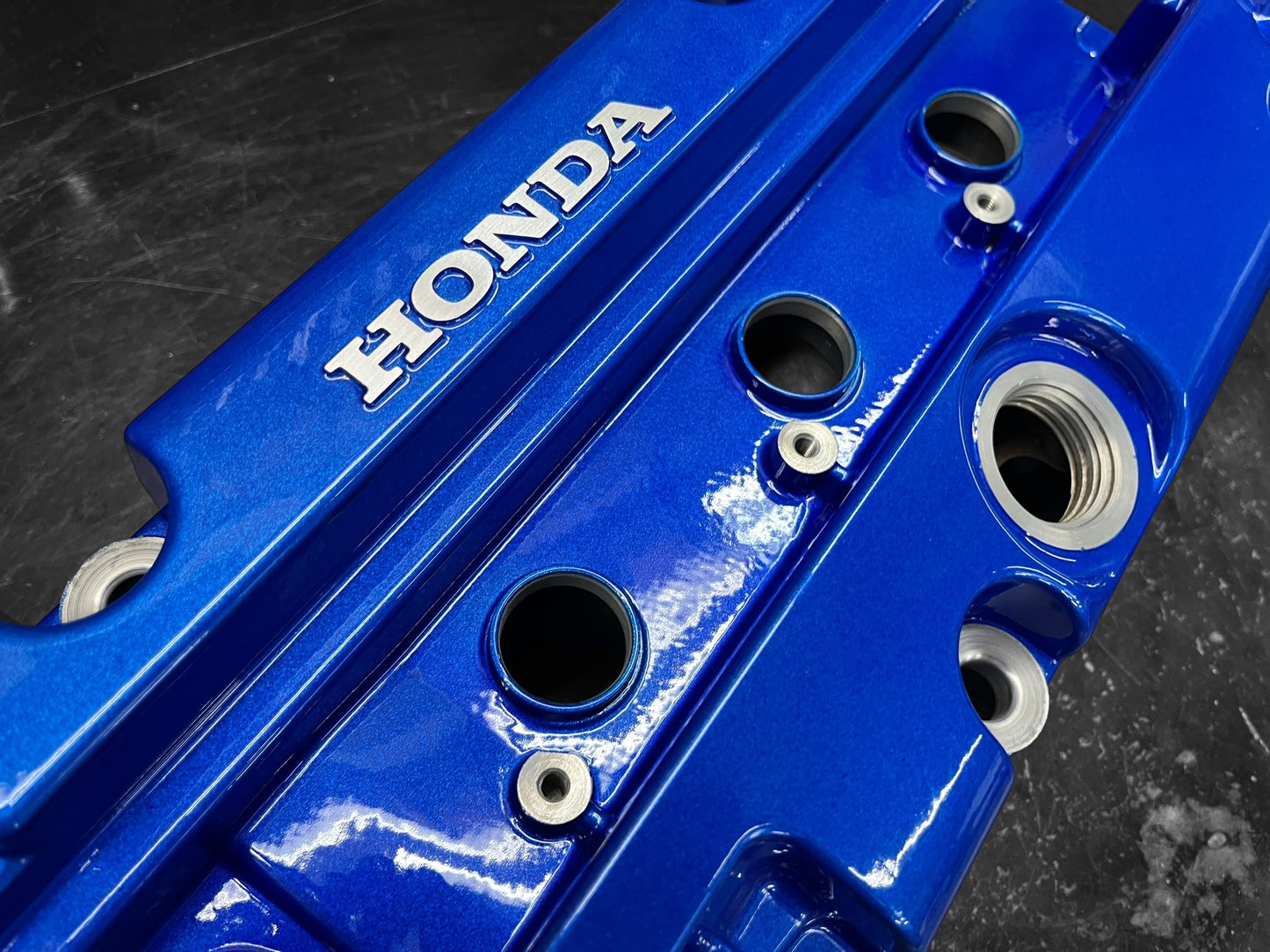 Honda K-SERIES K24 K20 Type R Civic RSX Valve Cover Powder Coated Metallic Blue