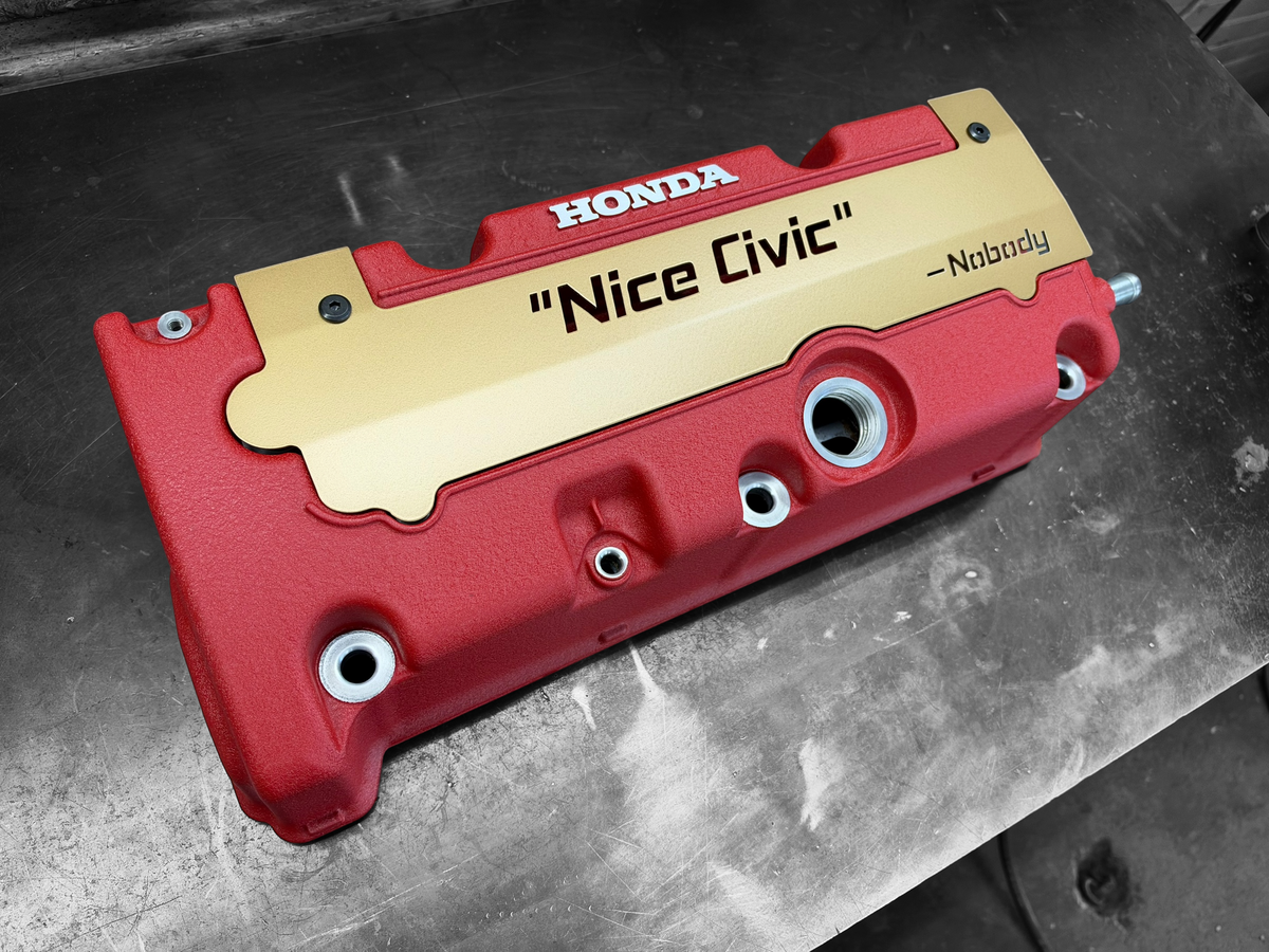 Honda K SERIES K24Z COIL PACK COVER CIVIC SI 9TH Gen SATIN GOLD "NICE CIVIC"
