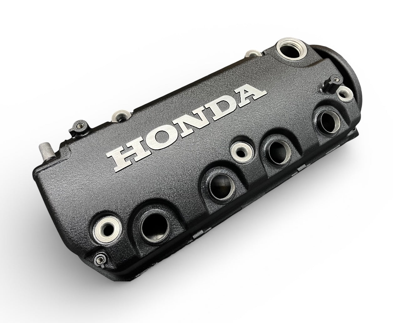 Honda D-Series 1992-2000 Honda Civic D Series Valve Cover Powder Coated Wrinkle Black