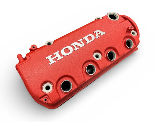Honda D-Series 1992-2000 Honda Civic D Series Valve Cover Powder Coated Wrinkle Red