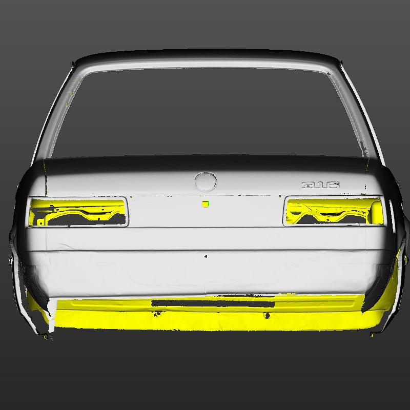 BMW E21 coupe body 3D Scan STL