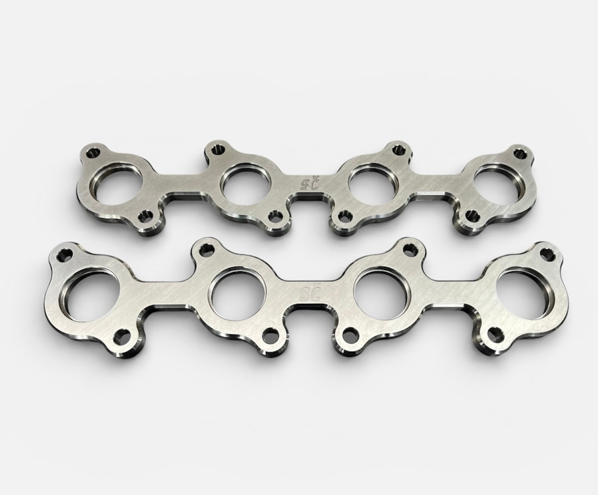 1UZ 2UZ 3UZ-FE Stainless Steel Exhaust Manifold Flange Pair Billet CNC Machined