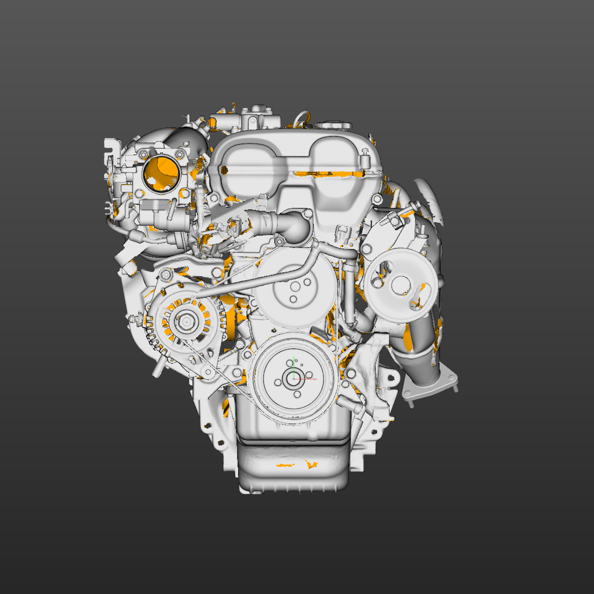 Engine Mazda MX-5 Miata NB 1.8 3D Scan STL
