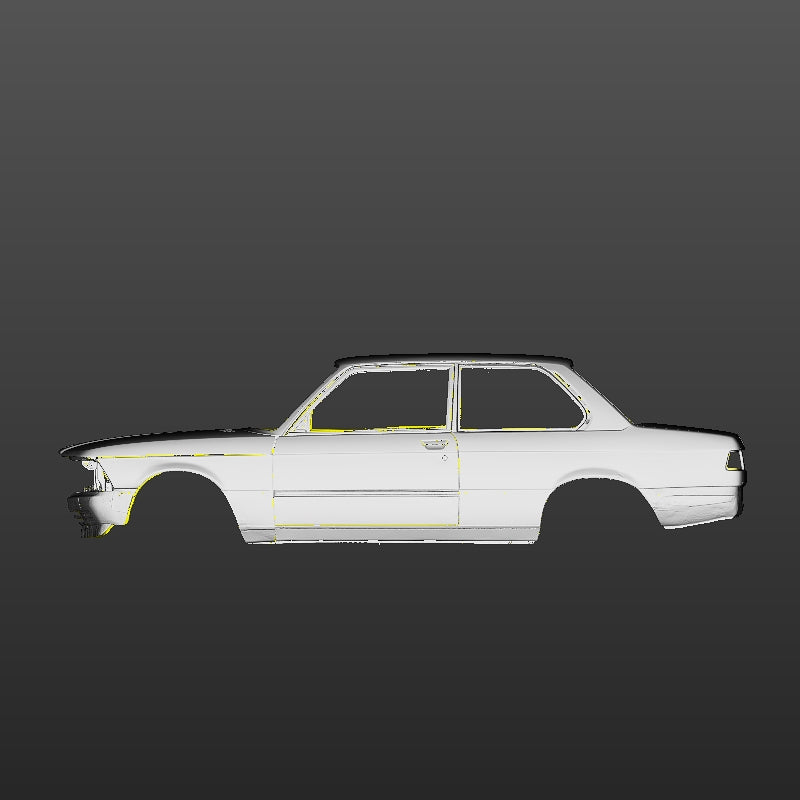 BMW E21 coupe body 3D Scan STL