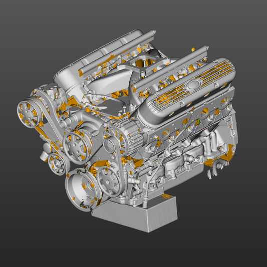 Engine LS3 3D Scan STL