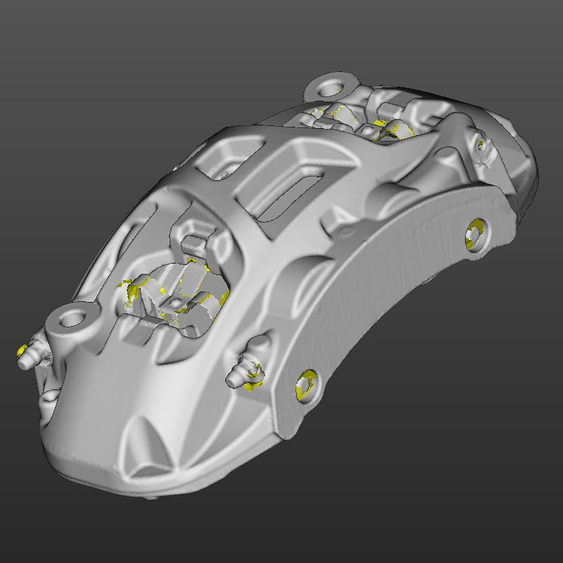 Tesla Model S Plaid Front Left Caliper (2 Scans With and Without Pads)