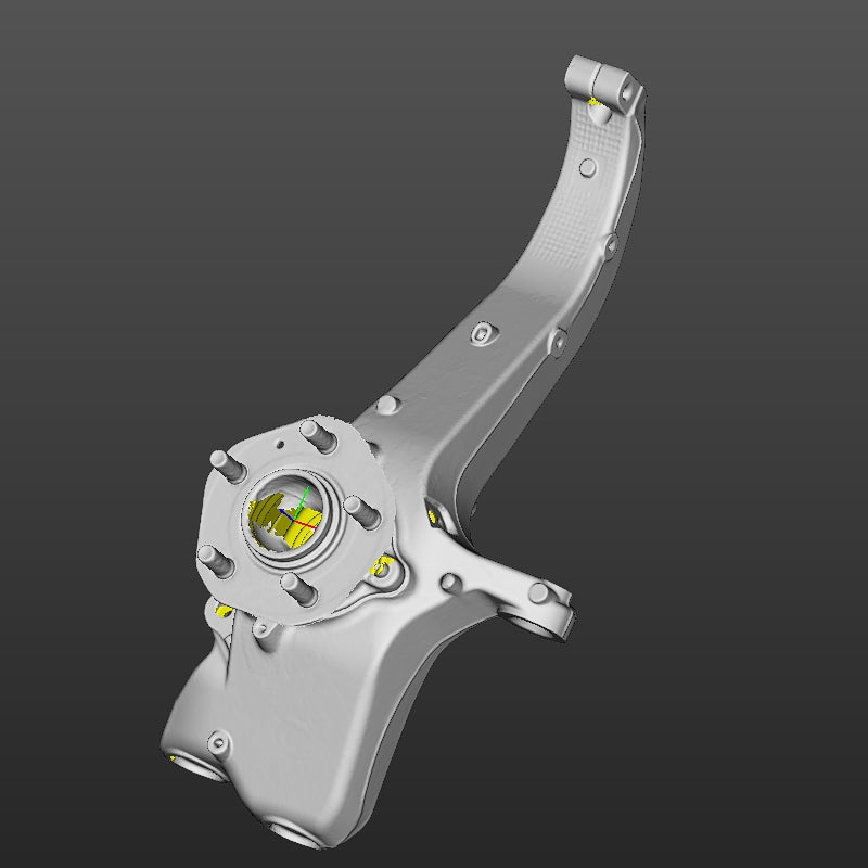Tesla Model Y front RH knuckle 3D Scan STL