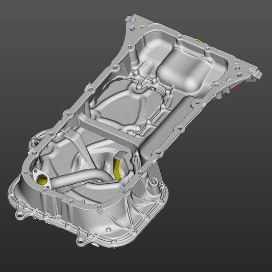 Toyota Tundra, Sequoia middle sump oil pan (2UZ-FE 4.7 VVTI) 3D Scan STL