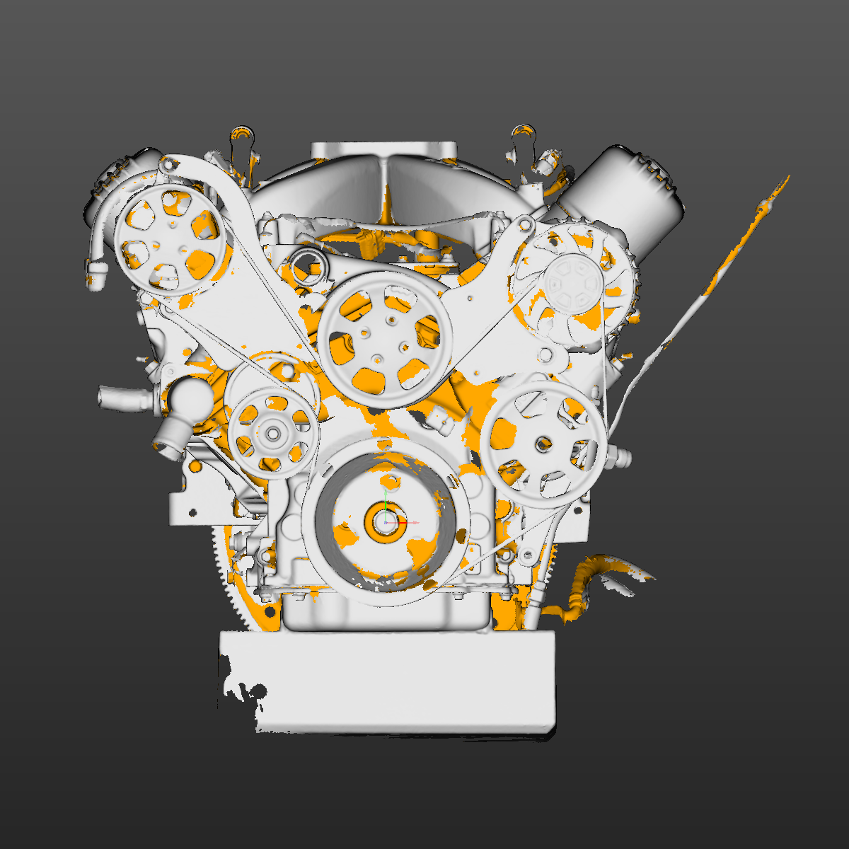 Engine LS3 3D Scan STL