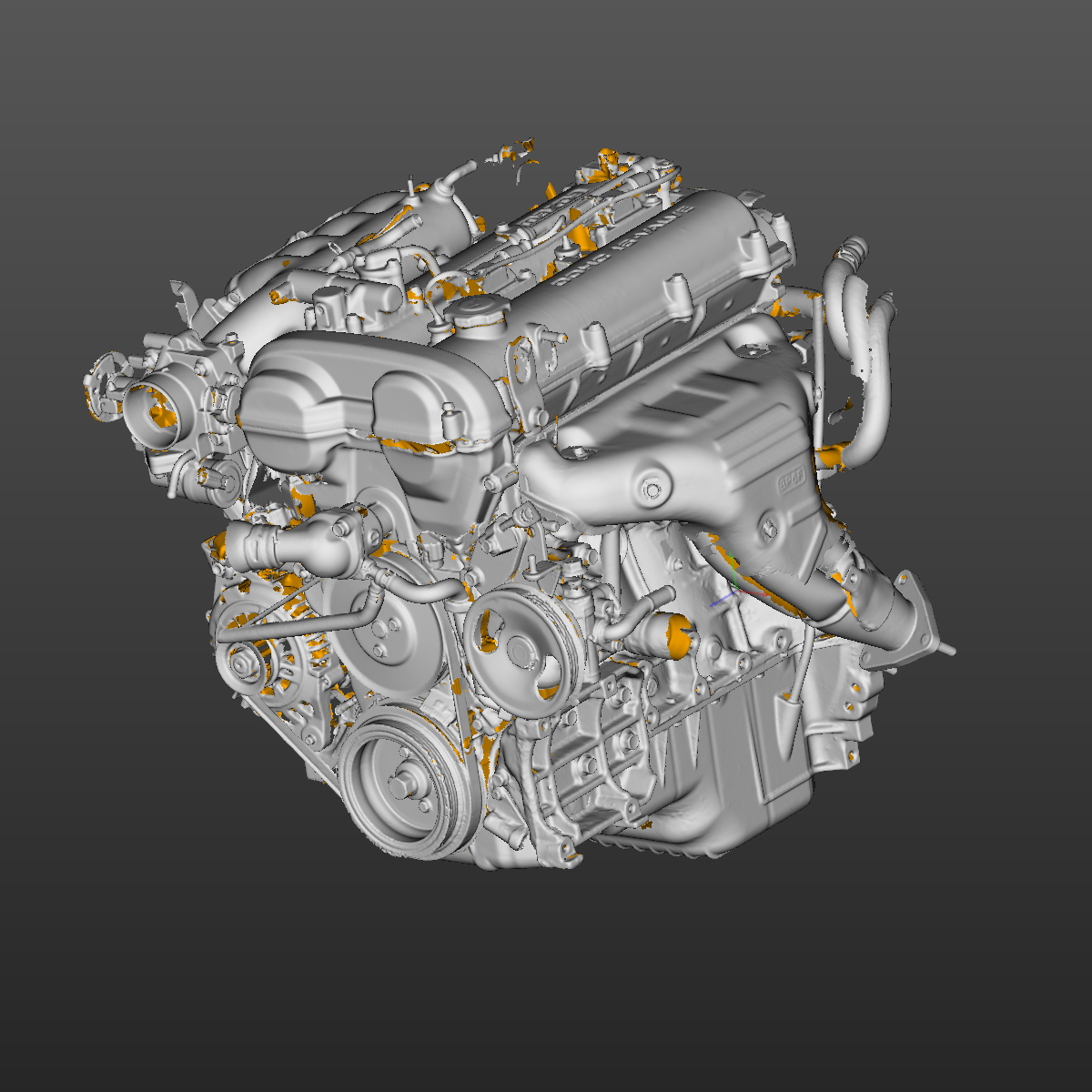 Engine Mazda MX-5 Miata NB 1.8 3D Scan STL