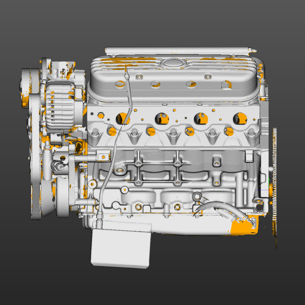 Engine LS3 3D Scan STL