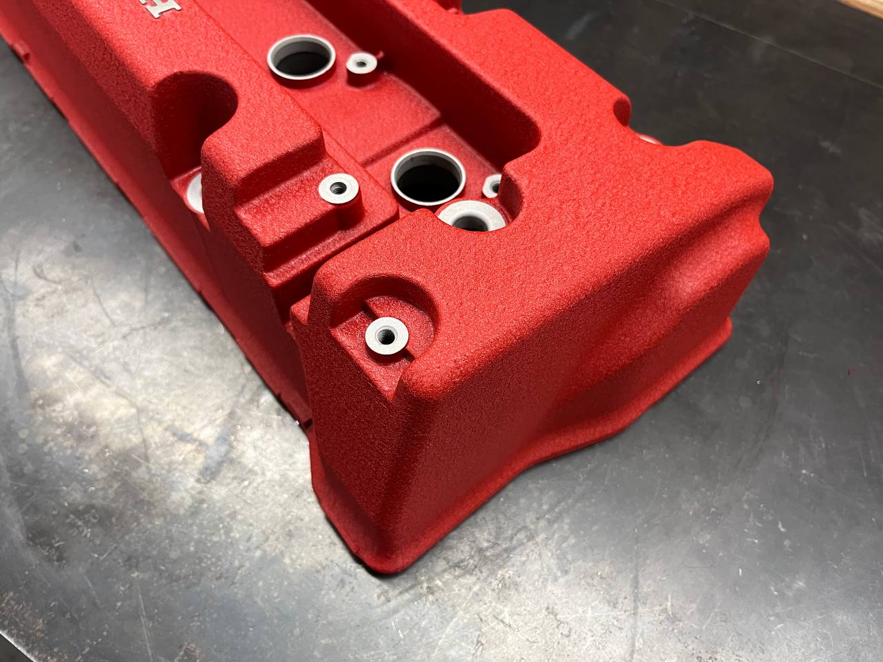 Honda K-SERIES K24 K20 Valve Cover Type R Civic RSX Powder Coated WRINKLE RED