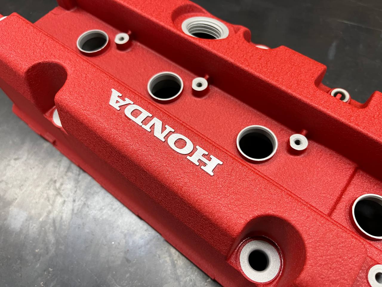 Honda K-SERIES K24 K20 Valve Cover Type R Civic RSX Powder Coated WRINKLE RED