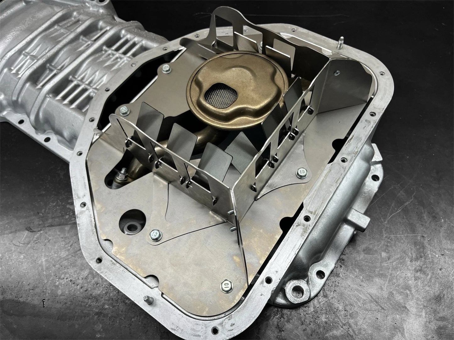 1JZ / 2JZ Lexus GS300 IS300 FRONT Sump Oil Pan Baffle Toyota Engines Anti Oil Starvation Upgrade