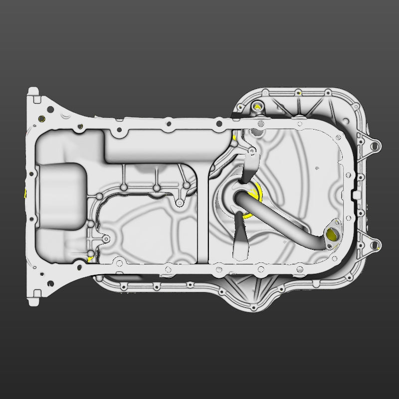 Toyota Tundra, Sequoia middle sump oil pan (2UZ-FE 4.7 VVTI) 3D Scan STL