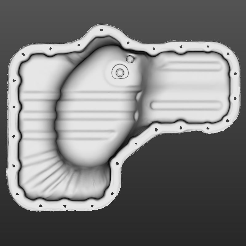 Toyota Tundra, Sequoia middle sump oil pan (2UZ-FE 4.7 VVTI) 3D Scan STL